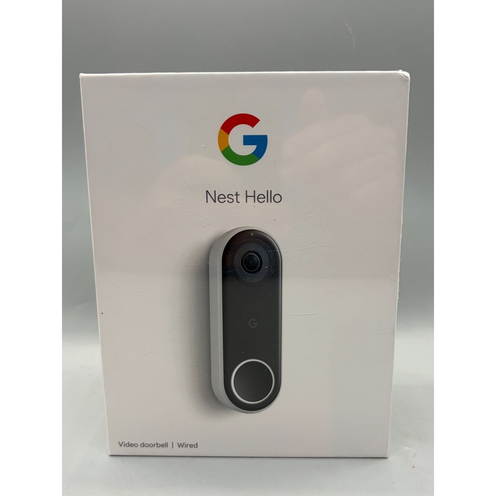 Google Nest Hello Smart WIRED Video Doorbell (NC5100US) - Sealed